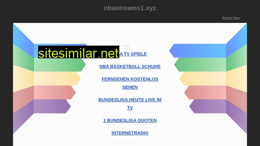 live.nbastreams1.xyz alternative sites