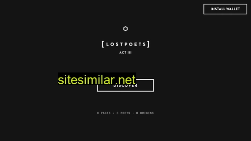 Lostpoets similar sites