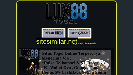 Lux88-perang88 similar sites