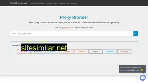 proxybrowser.xyz alternative sites