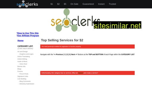 Seoclerks similar sites