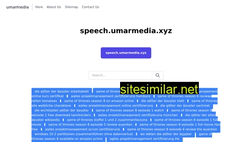 speech.umarmedia.xyz alternative sites