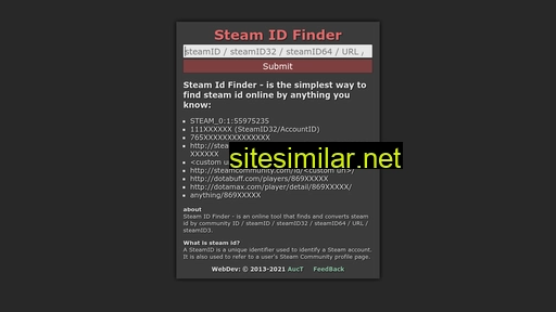 Steamid similar sites