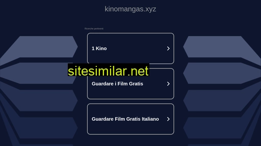 Kinomangas similar sites