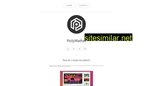 Polymatter similar sites