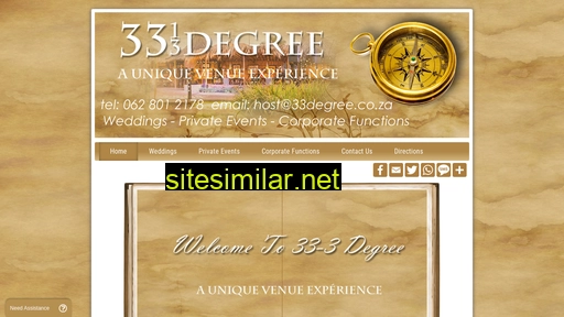 33degree.co.za alternative sites