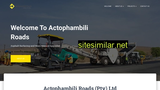 actophambiliroads.co.za alternative sites