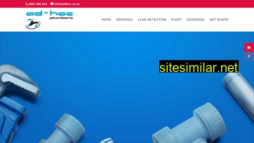 adhoc-plumbers.co.za alternative sites