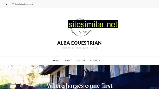 albaequestrian.co.za alternative sites