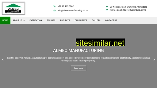 almecmanufacturing.co.za alternative sites