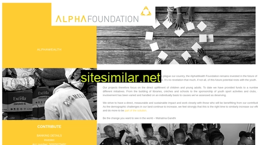alphafoundation.co.za alternative sites