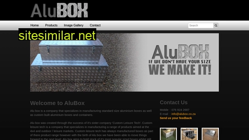 alubox.co.za alternative sites