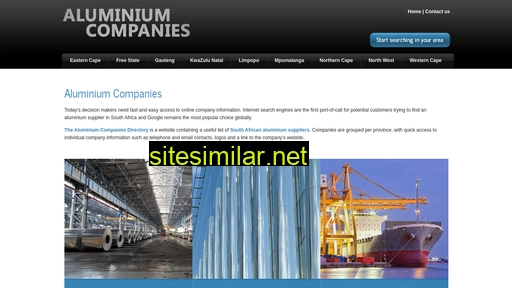 aluminiumcompanies.co.za alternative sites