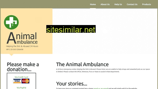animalambulance.co.za alternative sites