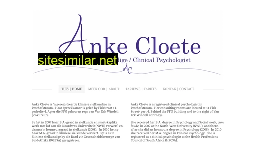 ankecloete.co.za alternative sites