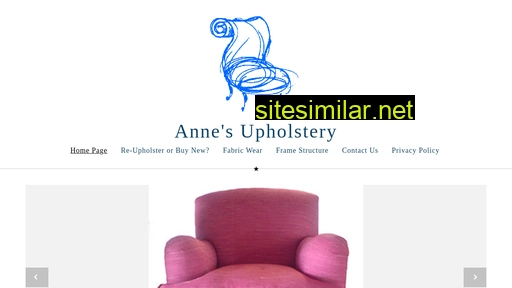 Annes-upholstery similar sites