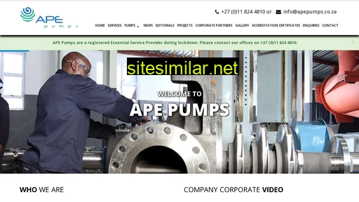apepumps.co.za alternative sites