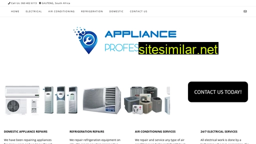 applianceprofessional.co.za alternative sites