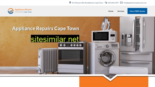 appliancerepaircpt.co.za alternative sites