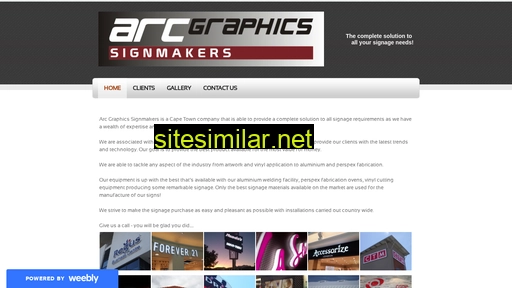 arcgraphics.co.za alternative sites