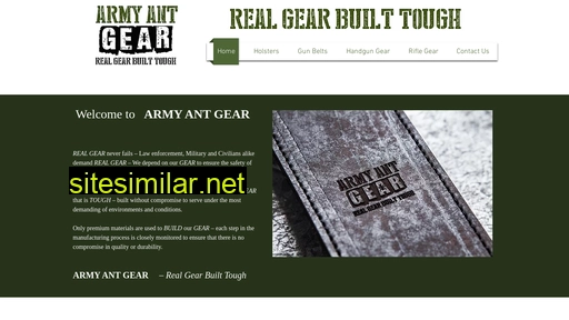 armyantgear.co.za alternative sites