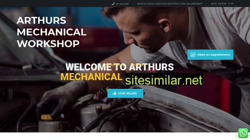 arthursmechanicalworkshop.co.za alternative sites