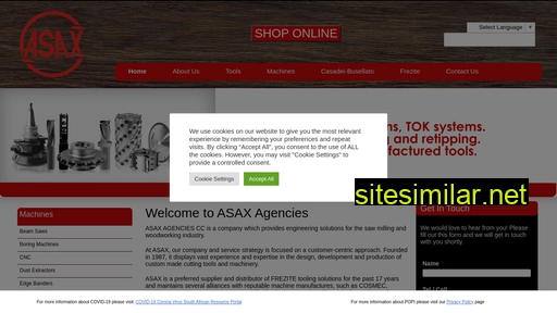 asaxagencies.co.za alternative sites