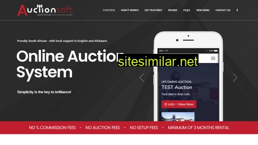 auctionsoft.co.za alternative sites