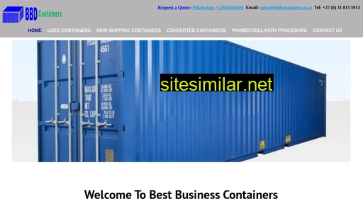 bbdcontainers.co.za alternative sites