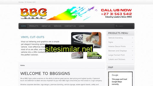 bbgsigns.co.za alternative sites