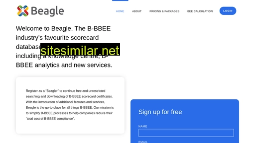 beagledatabase.co.za alternative sites