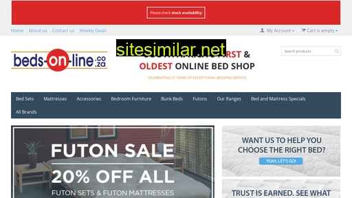 beds-on-line.co.za alternative sites