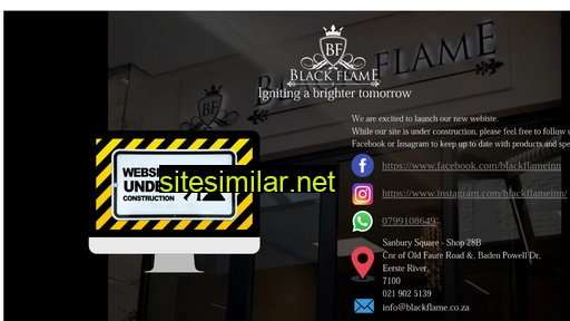 blackflame.co.za alternative sites