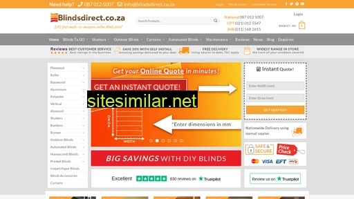 blindsdirect.co.za alternative sites
