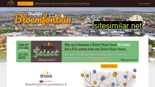 bloemfonteinstays.co.za alternative sites