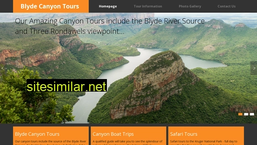 blydecanyontours.co.za alternative sites
