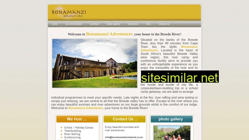 bonamanziadventures.co.za alternative sites