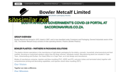 bowlermetcalf.co.za alternative sites