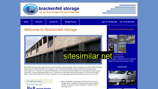 brackenfellstorage.co.za alternative sites