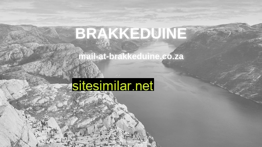 brakkeduine.co.za alternative sites