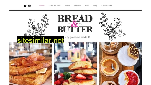 breadandbuttercafe.co.za alternative sites