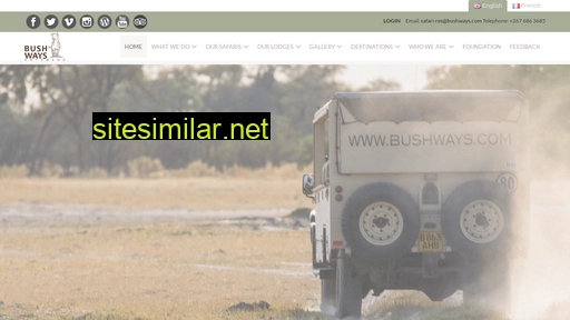 bushways.co.za alternative sites