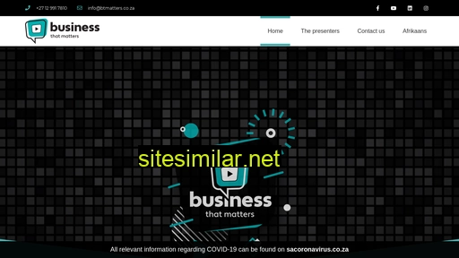 businessthatmatters.co.za alternative sites