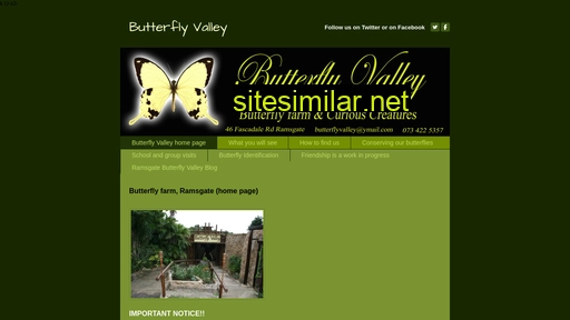 Butterflyfarm similar sites