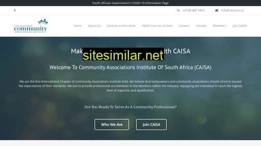 caisa.co.za alternative sites