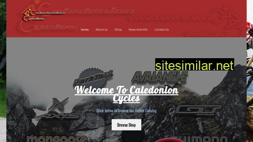 caledonioncycles.co.za alternative sites