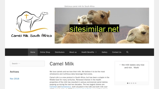 camelmilksouthafrica.co.za alternative sites