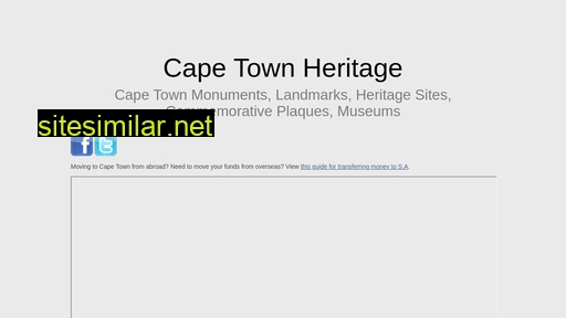 cape-town-heritage.co.za alternative sites