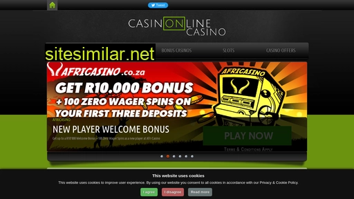casinoonlinecasino.co.za alternative sites