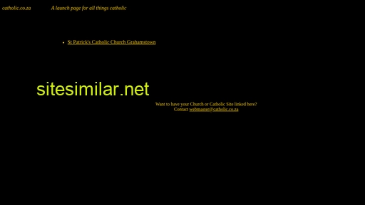 catholic.co.za alternative sites